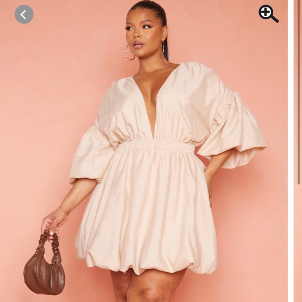 Pretty little thing puff gem mini dress